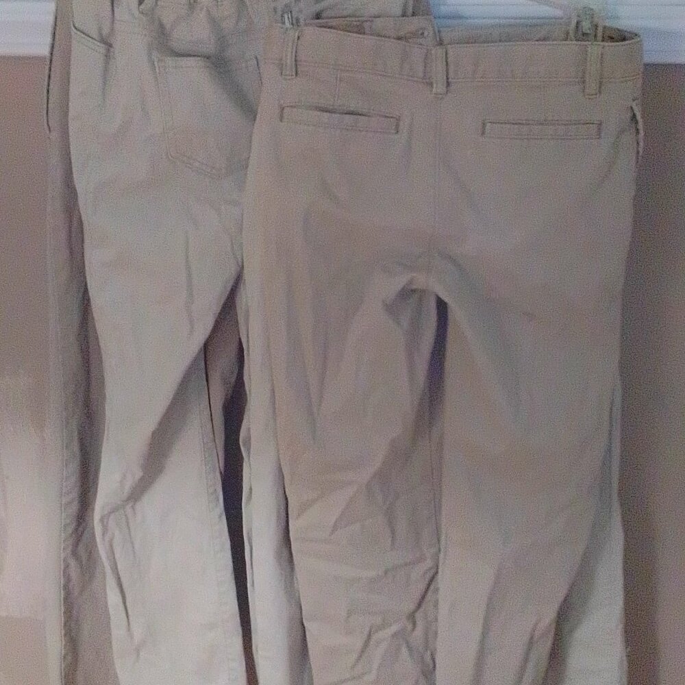 Girls Kakhi Uniform Pants